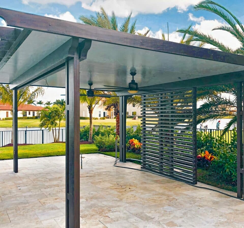 pergolas with canopies