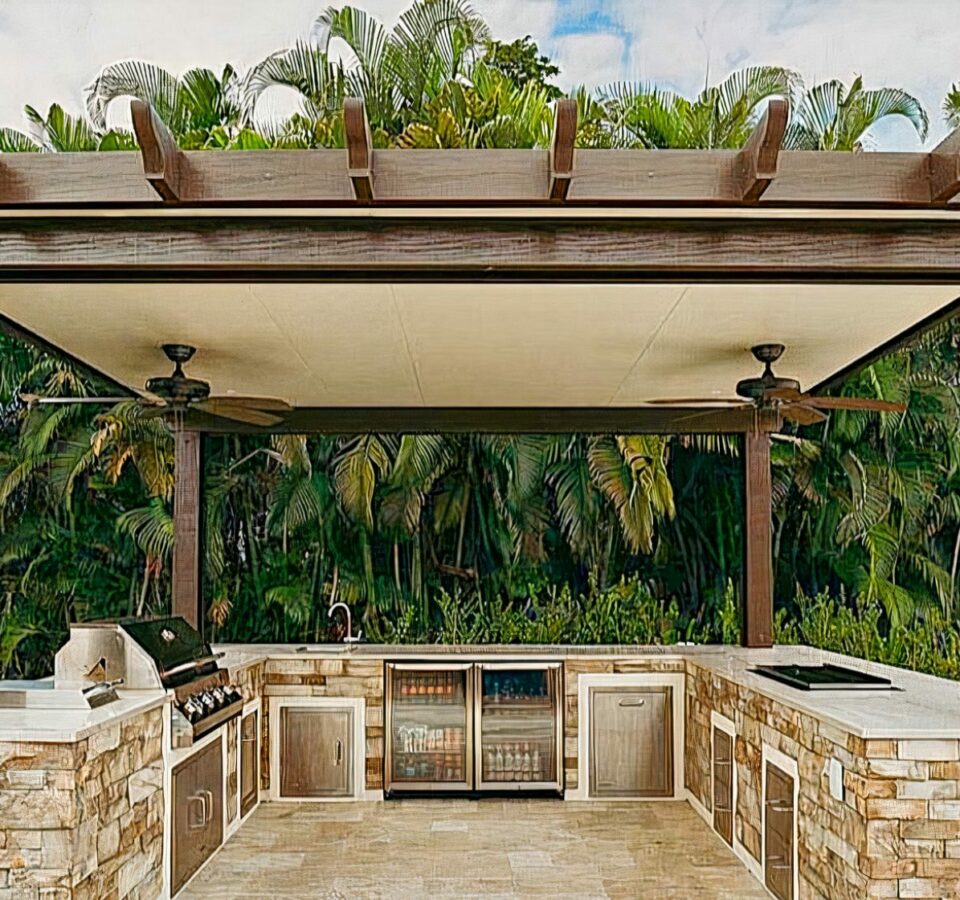 pergolas with canopies