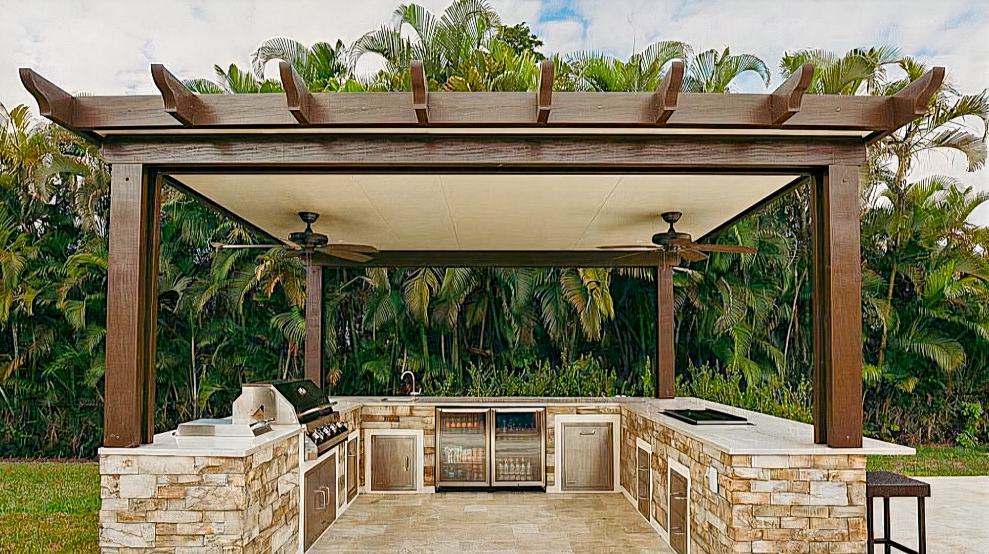 pergolas with canopies