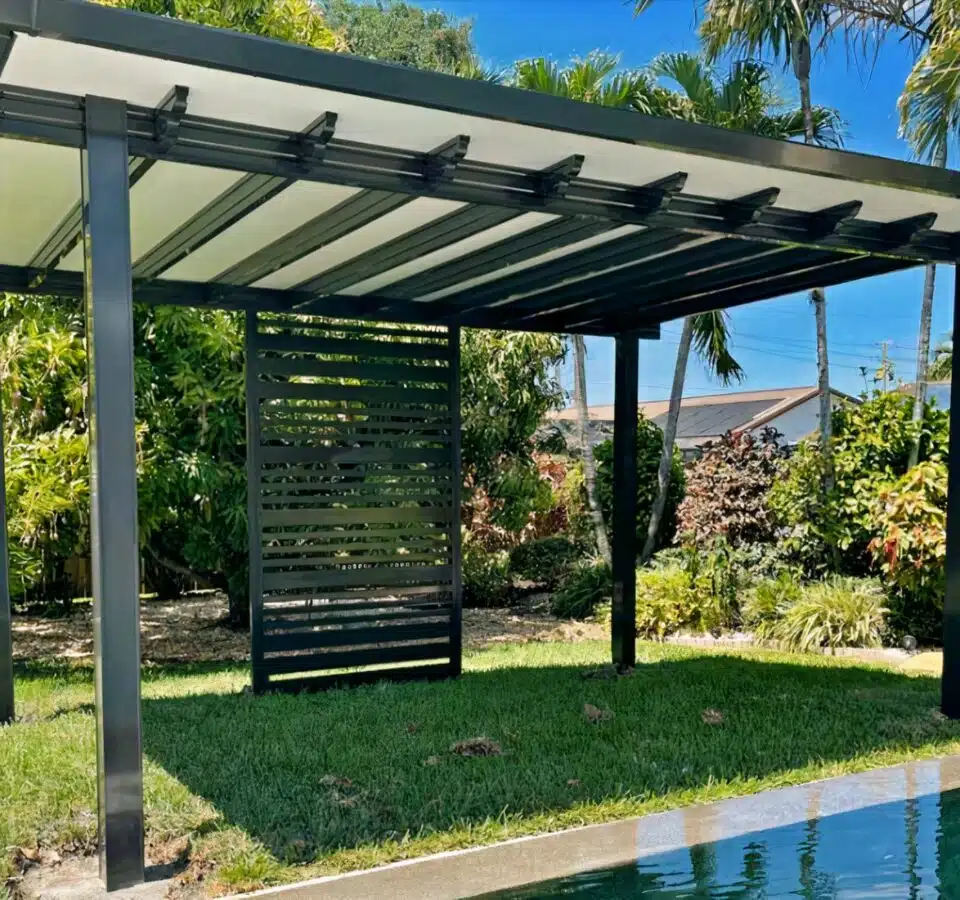 pergolas with canopies