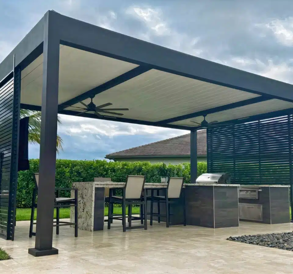 pergolas with canopies