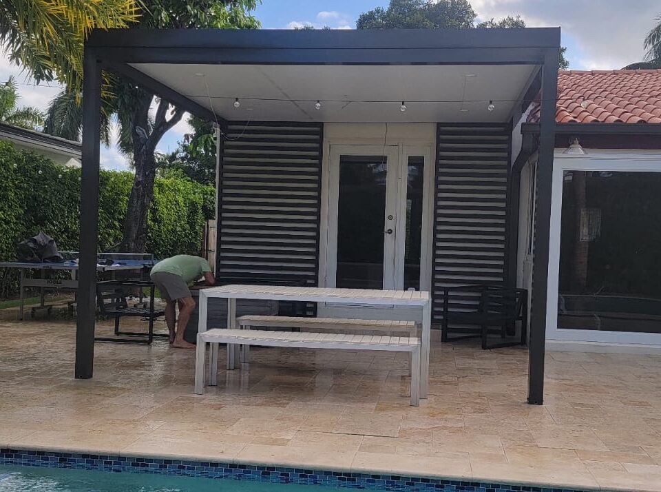 deck shade pergolas in miami
