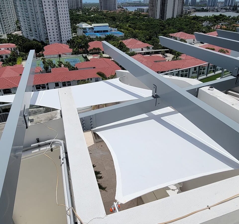 rooftop trellis in miami