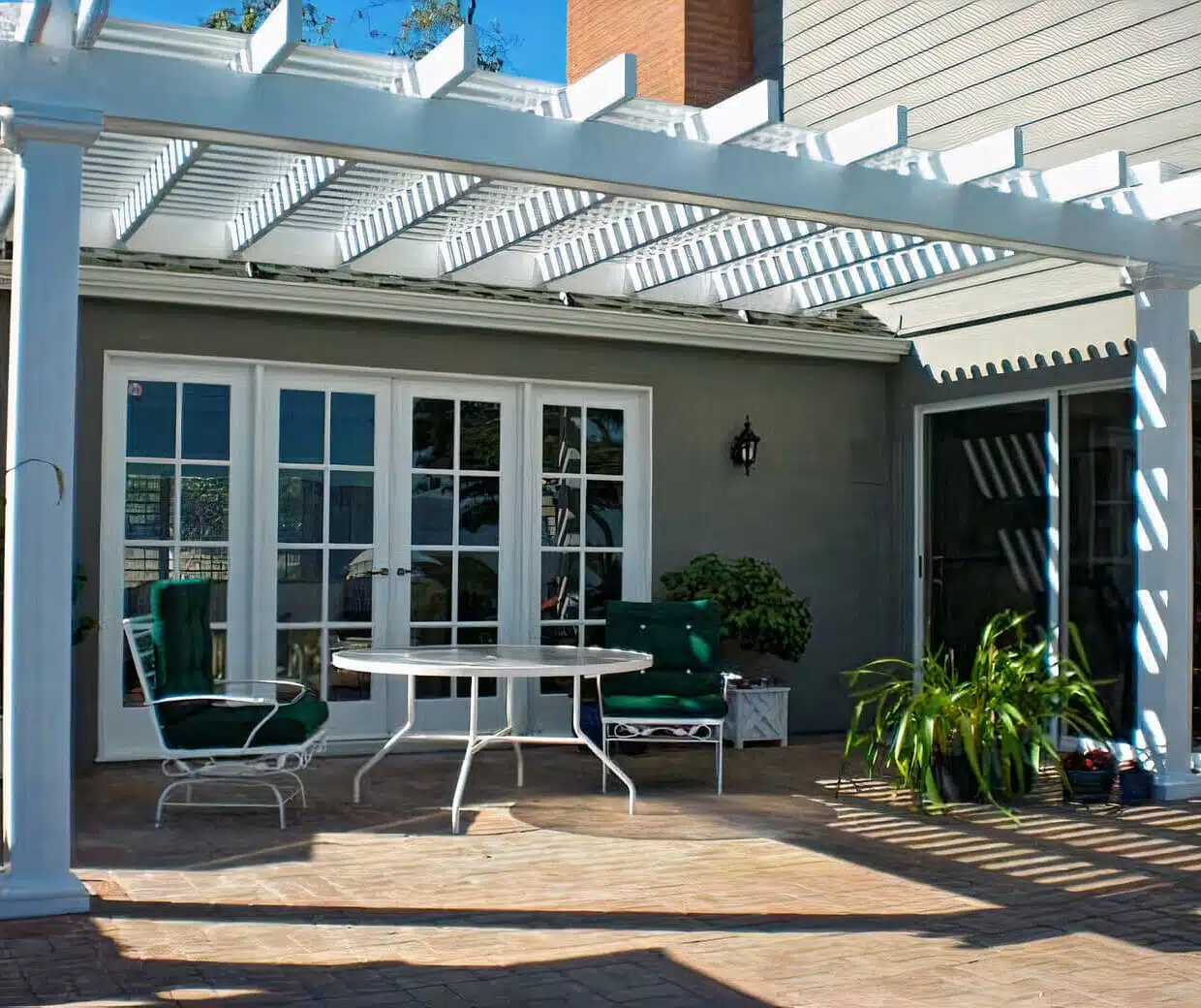 south florida vinyl pergola builder