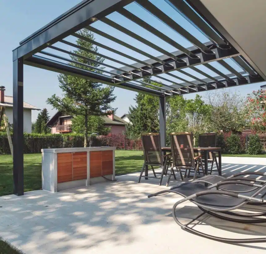 vinyl pergola in miami 1