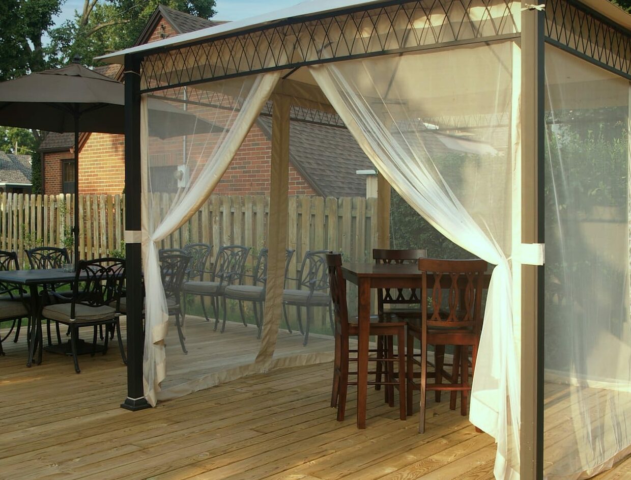 Backyard Cabana and Deck